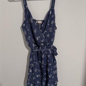 Altar'd State Navy Floral Mini Dress